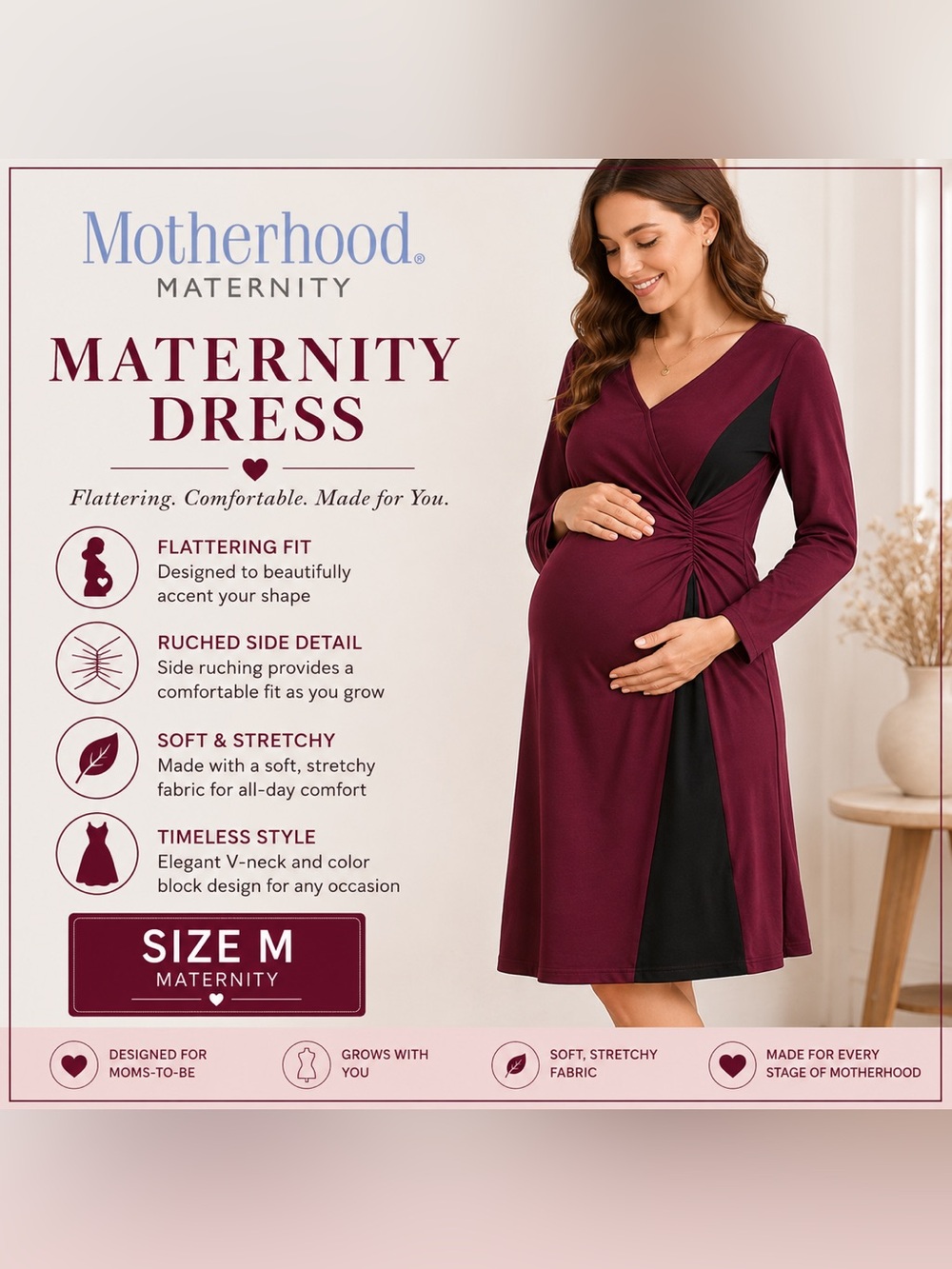 ‼️🆕💞 Motherhood Maternity Dress